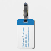 Ted Lasso | AFC R Richmond Text Logo Gepäckanhänger (Rückseite vertikal)