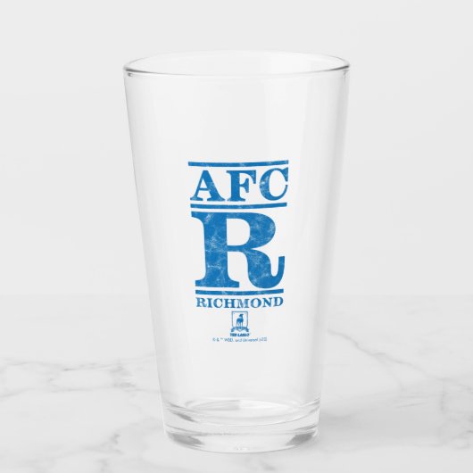 Ted Lasso | AFC R Richmond Text Logo Glas (Vorderseite)