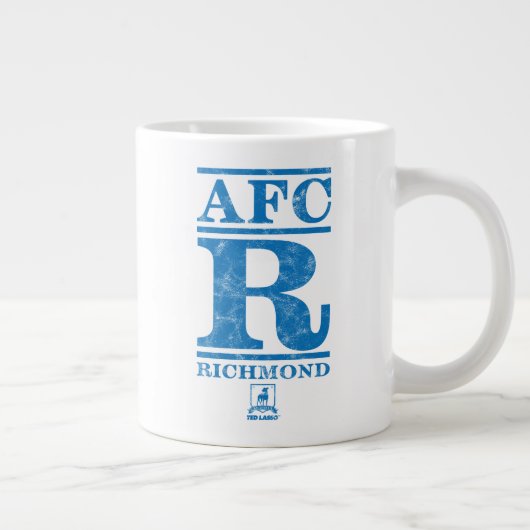 Ted Lasso | AFC R Richmond Text Logo Jumbo-Tasse (Rechts)