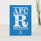 Ted Lasso | AFC R Richmond Text Logo Karte (Vorderseite)