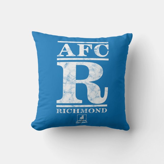 Ted Lasso | AFC R Richmond Text Logo Kissen (Vorderseite)