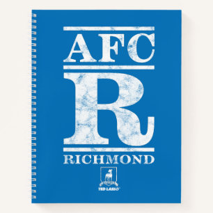 Ted Lasso   AFC R Richmond Text Logo Notizblock