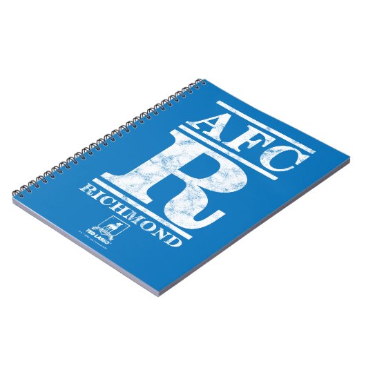 Ted Lasso | AFC R Richmond Text Logo Notizblock (Linke Seite)