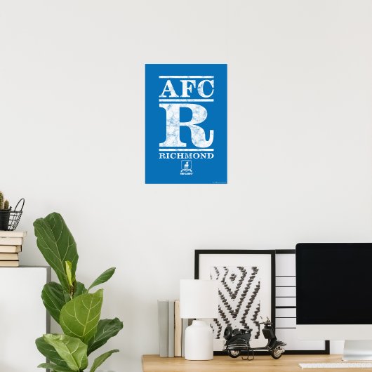 Ted Lasso | AFC R Richmond Text Logo Poster (Heimbüro)