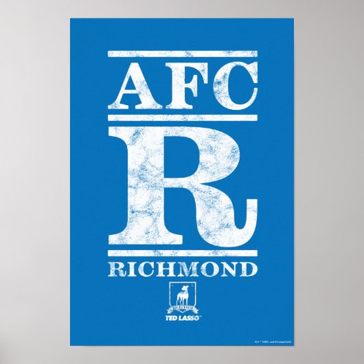 Ted Lasso | AFC R Richmond Text Logo Poster (Vorne)