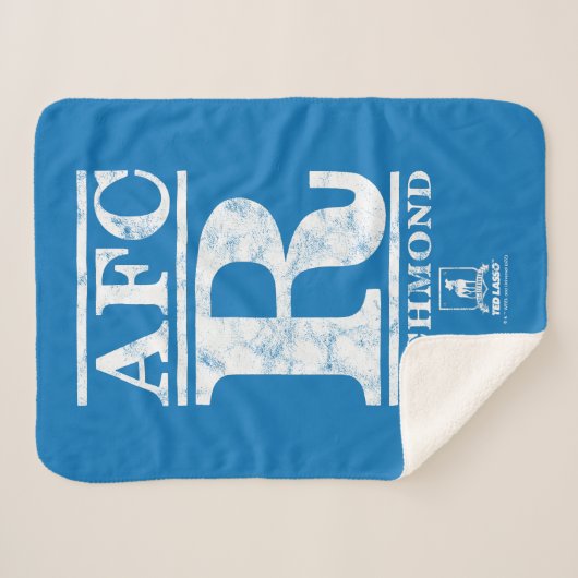 Ted Lasso | AFC R Richmond Text Logo Sherpadecke (Vorderseite (Horizontal))