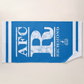Ted Lasso | AFC R Richmond Text Logo Strandtuch (Vorderseite)