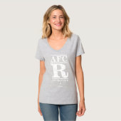 Ted Lasso | AFC R Richmond Text Logo T-Shirt (Vorderseite Vollansicht)