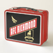 Ted Lasso | AFC Richmond Athletic Banner Metall Brotdose (Rückseite)