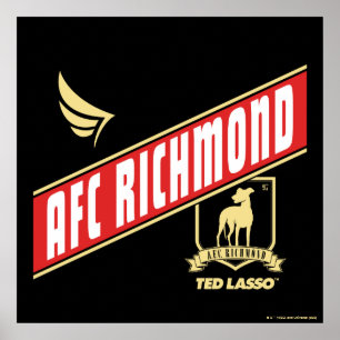 Ted Lasso   AFC Richmond Athletic Banner Poster