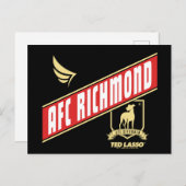 Ted Lasso | AFC Richmond Athletic Banner Postkarte (Vorne/Hinten)