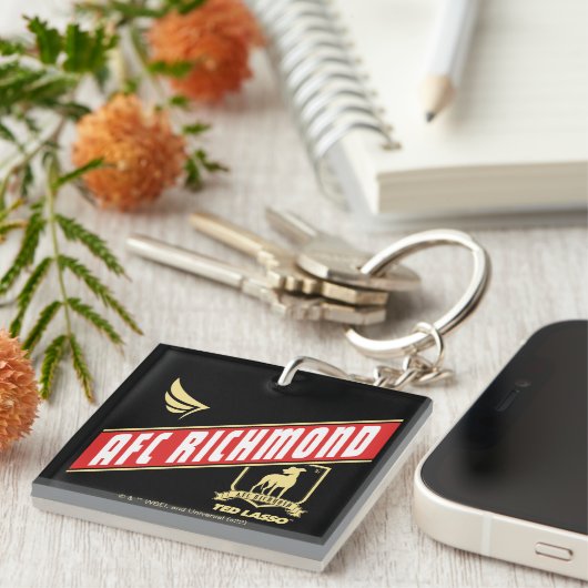 Ted Lasso | AFC Richmond Athletic Banner Schlüsselanhänger (Vorderseite rechts)