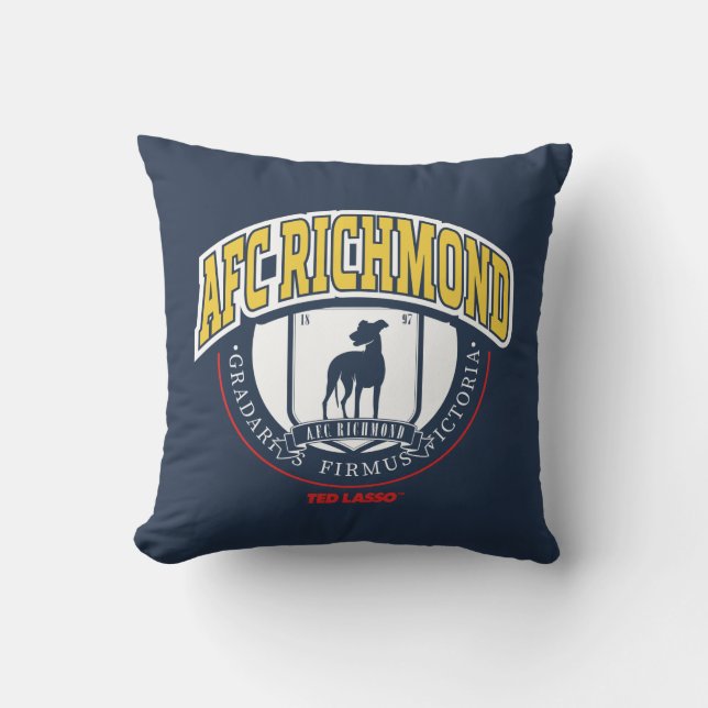 Ted Lasso | AFC Richmond Athletic Circle Abzeichen Kissen (Vorderseite)