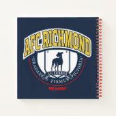 Ted Lasso | AFC Richmond Athletic Circle Abzeichen Notizblock (Rückseite)