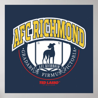 Ted Lasso | AFC Richmond Athletic Circle Abzeichen Poster