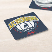 Ted Lasso | AFC Richmond Athletic Circle Abzeichen Rechteckiger Pappuntersetzer (angewinkelt)