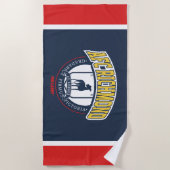 Ted Lasso | AFC Richmond Athletic Circle Abzeichen Strandtuch (Vorderseite)