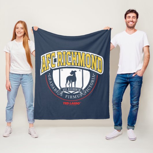 Ted Lasso | AFC Richmond Athletic Circle Badge Fleecedecke (Beispiel)