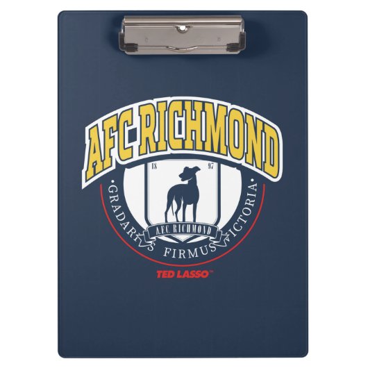 Ted Lasso | AFC Richmond Athletic Circle Badge Klemmbrett (Vorderseite)