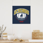Ted Lasso | AFC Richmond Athletic Circle Badge Poster (Küche)
