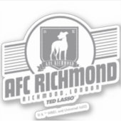 Ted Lasso | AFC Richmond Athletic Stripe Graphic Aufkleber (Vorderseite)