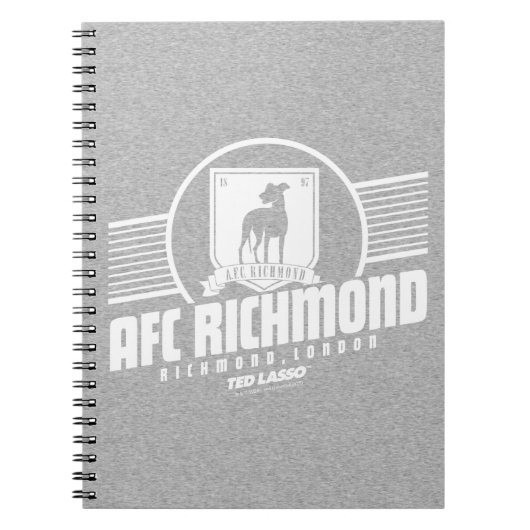 Ted Lasso | AFC Richmond Athletic Stripe Graphic Notizblock (Vorderseite)