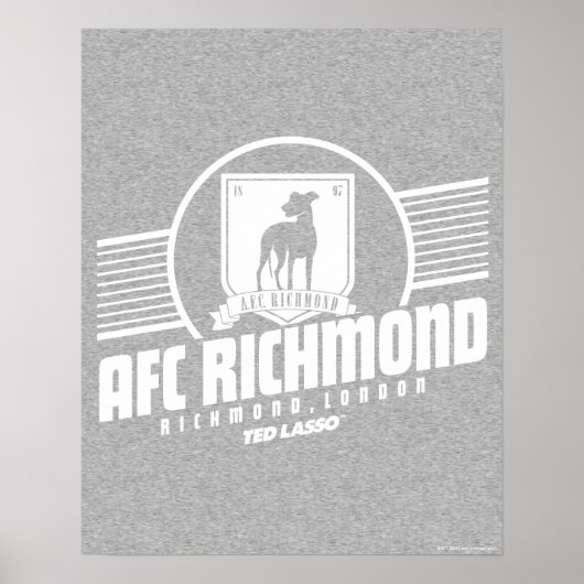 Ted Lasso | AFC Richmond Athletic Stripe Graphic Poster (Vorne)