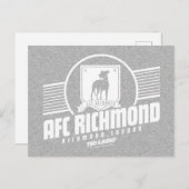 Ted Lasso | AFC Richmond Athletic Stripe Graphic Postkarte (Vorne/Hinten)