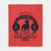 Ted Lasso | AFC Richmond #COYGH Fleecedecke (Vorderseite)