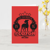 Ted Lasso | AFC Richmond #COYGH Karte (Gelbe Blume)