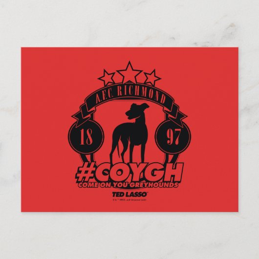 Ted Lasso | AFC Richmond #COYGH Postkarte (Vorderseite)