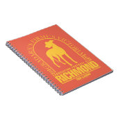 Ted Lasso | AFC Richmond Gold Arted Logo Notizblock (Rechte Seite)