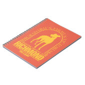 Ted Lasso | AFC Richmond Gold Arted Logo Notizblock (Linke Seite)