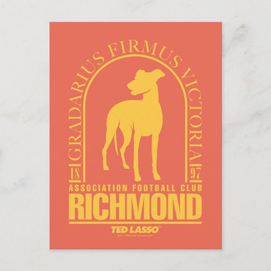 Ted Lasso | AFC Richmond Gold Arted Logo Postkarte (Vorderseite)
