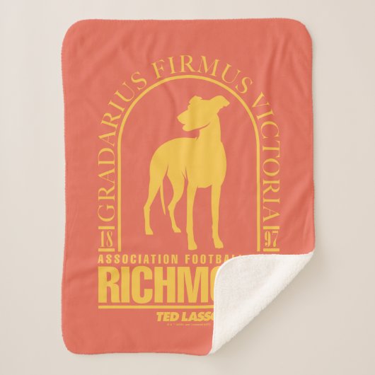 Ted Lasso | AFC Richmond Gold Arted Logo Sherpadecke (Vorderseite)