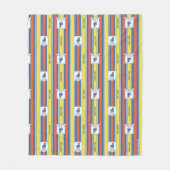 Ted Lasso | AFC Richmond Logo Streifenmuster Fleecedecke (Vorderseite)