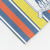 Ted Lasso | AFC Richmond Logo Streifenmuster Fleecedecke (Ecke)