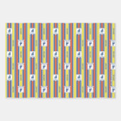 Ted Lasso | AFC Richmond Logo Streifenmuster Geschenkpapier Set (Vorderseite 2)