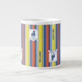 Ted Lasso | AFC Richmond Logo Streifenmuster Jumbo-Tasse (Vorderseite)