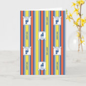 Ted Lasso | AFC Richmond Logo Streifenmuster Karte (Gelbe Blume)