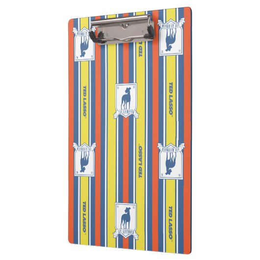 Ted Lasso | AFC Richmond Logo Streifenmuster Klemmbrett (Links)