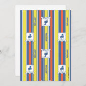 Ted Lasso | AFC Richmond Logo Streifenmuster Mitteilungskarte (Vorne/Hinten)