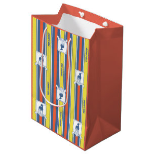 Ted Lasso   AFC Richmond Logo Streifenmuster Mittlere Geschenktüte