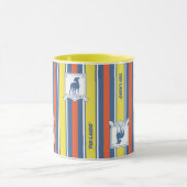 Ted Lasso | AFC Richmond Logo Streifenmuster Tasse (Zentrum)