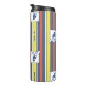 Ted Lasso | AFC Richmond Logo Streifenmuster Thermosbecher (Nach rechts gedreht)