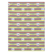 Ted Lasso | AFC Richmond Logo Streifenmuster Tischdecke (Vorderseite)