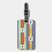 Ted Lasso | AFC Richmond Logo Stripe Pattern Gepäckanhänger (Vorderseite vertikal)