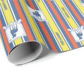 Ted Lasso | AFC Richmond Logo Stripe Pattern Geschenkpapier (Rolleneckpunkt)