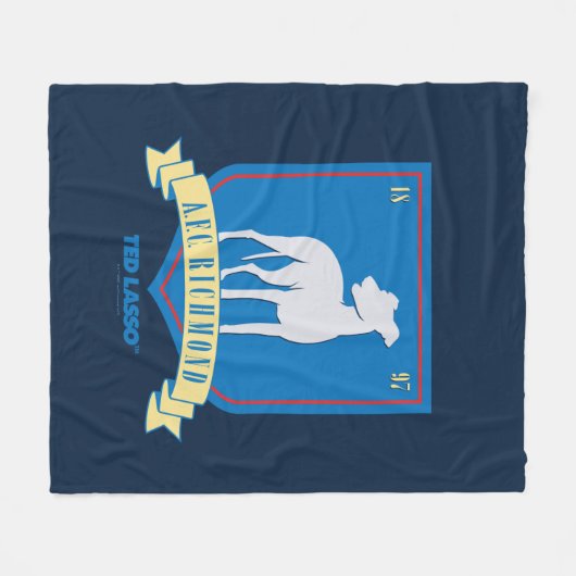 Ted Lasso | AFC Richmond Team Logo Fleecedecke (Vorderseite (Horizontal))