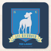Ted Lasso | AFC Richmond Team Logo Rechteckiger Pappuntersetzer (Vorderseite)